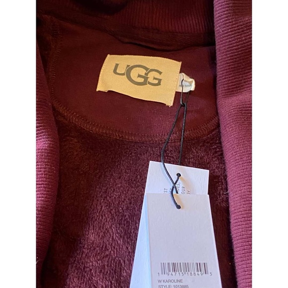 NWT UGG Burgundy Robe Size XS NEVER USED - Picture 8 of 14